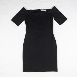 Amanda Uprichard Dress Off-the-shoulder Black Shor